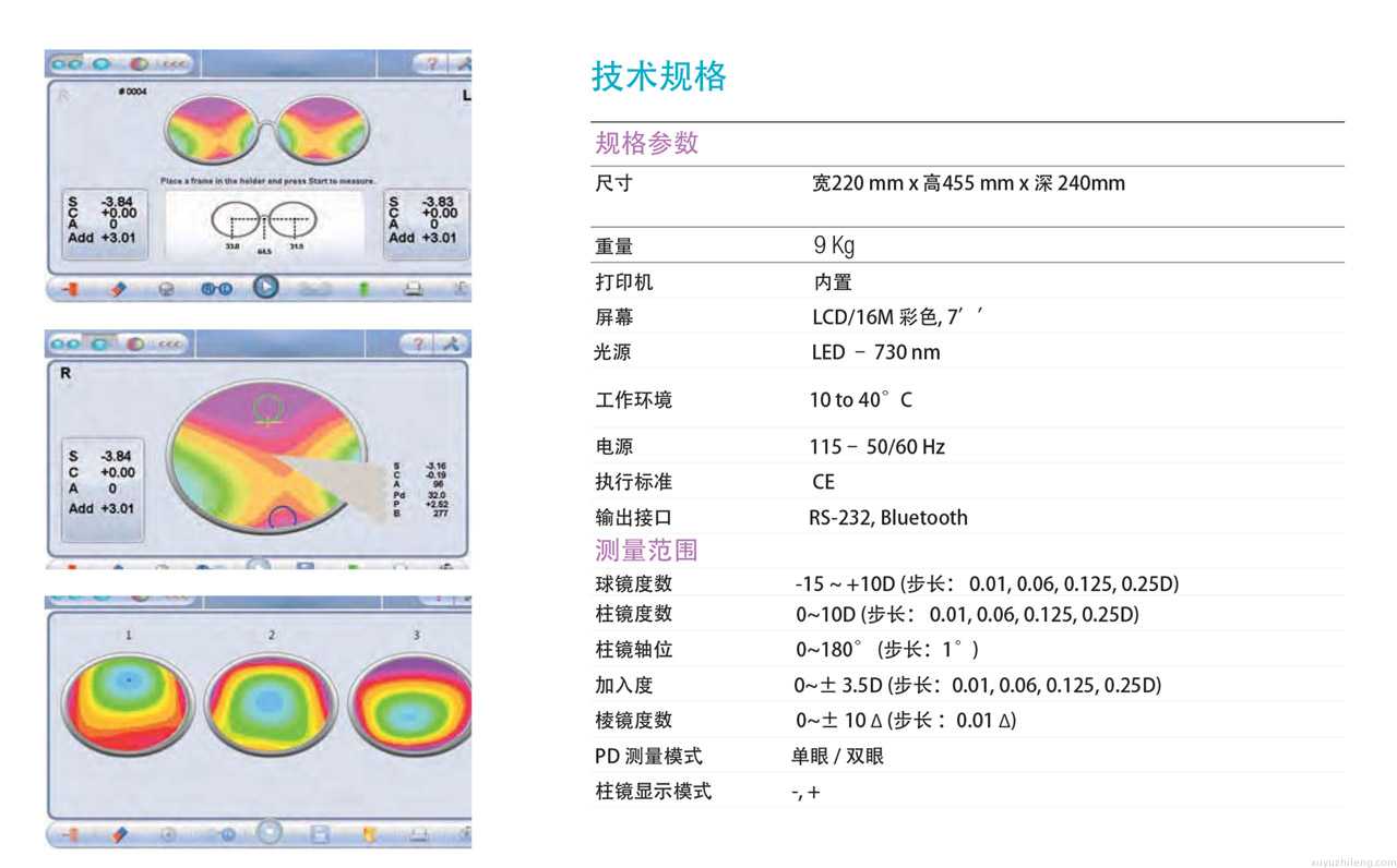 全自动镜片地形图焦度计(图1)